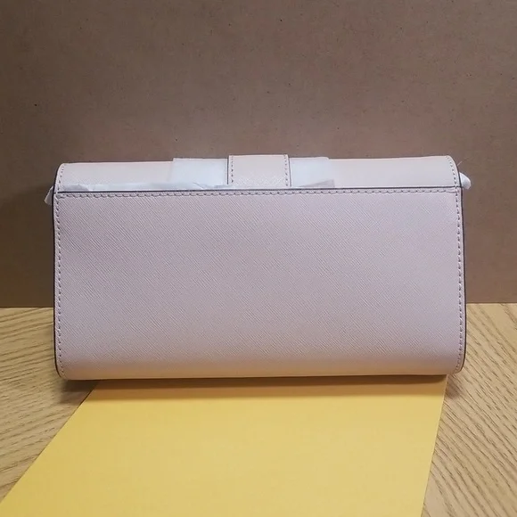 Michael Kors Penelope MD Clutch In Soft Pink NWT - Picture 5 of 11